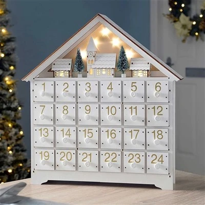 Kalendar Kedatangan DIY Kayu