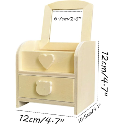 Kotak Penyusun Barang Kemas Kayu